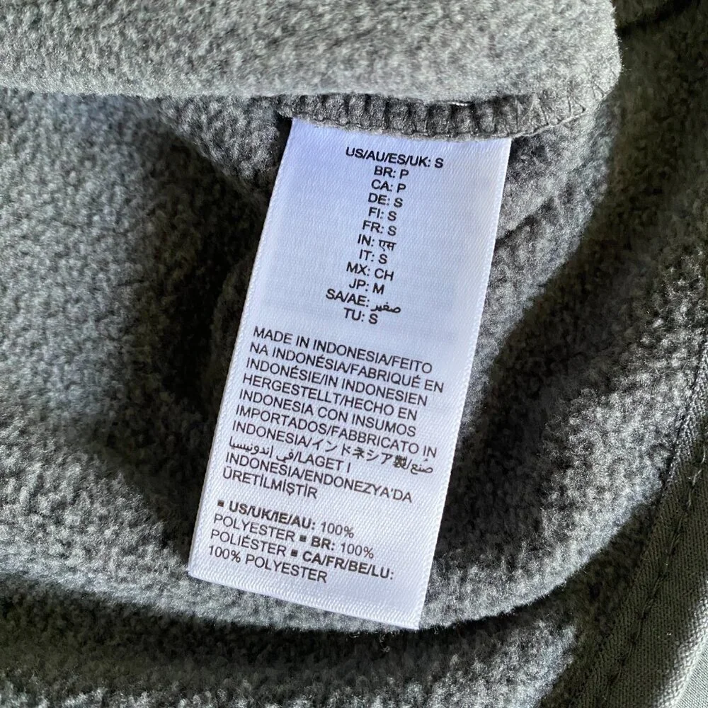 Amazon Essentials | NWT Men's Full-Zip Polar Fleece Vest Gray Size Small
